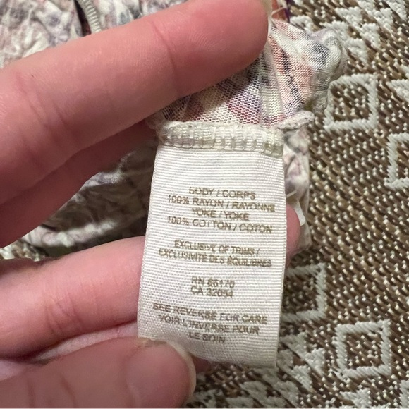 Free People XS Print Halter Tank Top - Picture 7 of 8